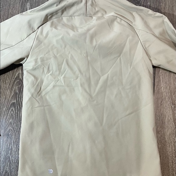 Mens All in Motion Fleece Softshell Jacket Beige Mens small jacket NEW 1222 - Picture 11 of 11